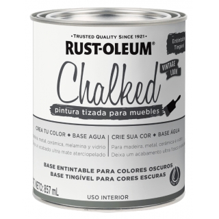 Pintura Tizada Chalked Rust Oleum Base Entintable