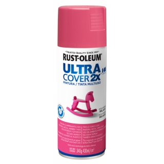 Pintura Rosa Intenso Brillante Ultra Cover Rust Oleum