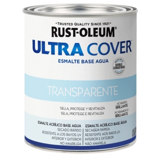 Esmalte al Agua Transparente Ultra Cover Rust Oleum
