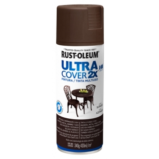 Pintura Café Satinado Ultra Cover Rust Oleum