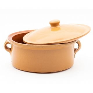 Olla Cocotte con Tapa Cerámica Vitrificada Corzana C.420