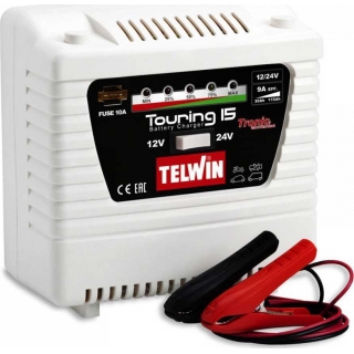 Cargador Batería Inteligente 12V-24V Telwin Touring 15