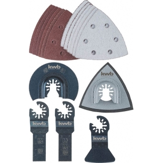Kit 17 Accesorios para Multiherramienta KWB