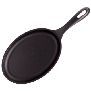 Sartén Fajita Hierro Fundido Curado 25cm Victoria