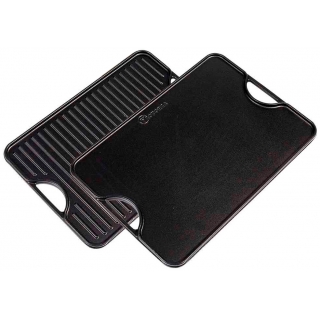 Plancha Hierro Curado Reversible 35x50cm Victoria