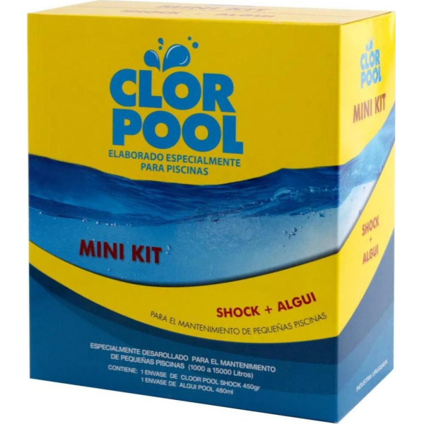 Mini Kit Shock + Alguicida para Piscinas Clorpool