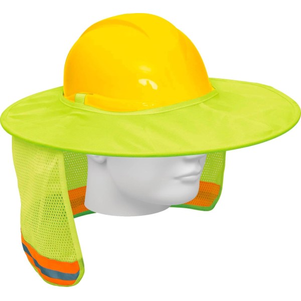 Protector Solar Plegable Para Casco Verde TRUPER