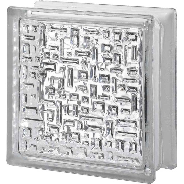 Ladrillo de Vidrio 19 x 19cm Maya - Clear Maya