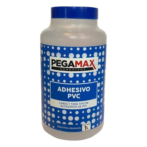 Adhesivo Pegamento Para PVC Pegamax Frasco 1 lt