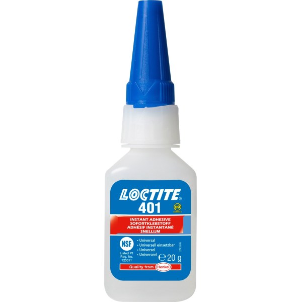Adhesivo Instantaneo Curado Rápido 20gr Loctite 401