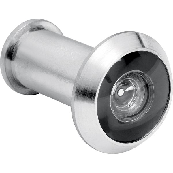Mirilla Seguridad Para Puerta Cromo Mate Hermex MIRI-3