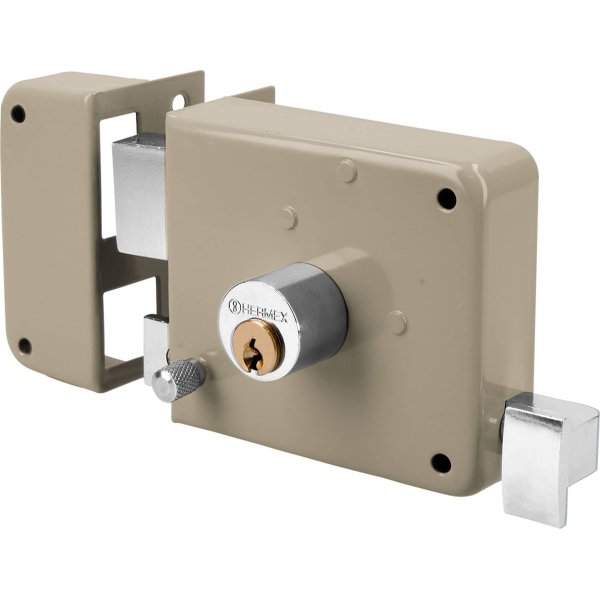 Cerradura Sobreponer Puerta Izquierda 60mm Hermex CS-70I
