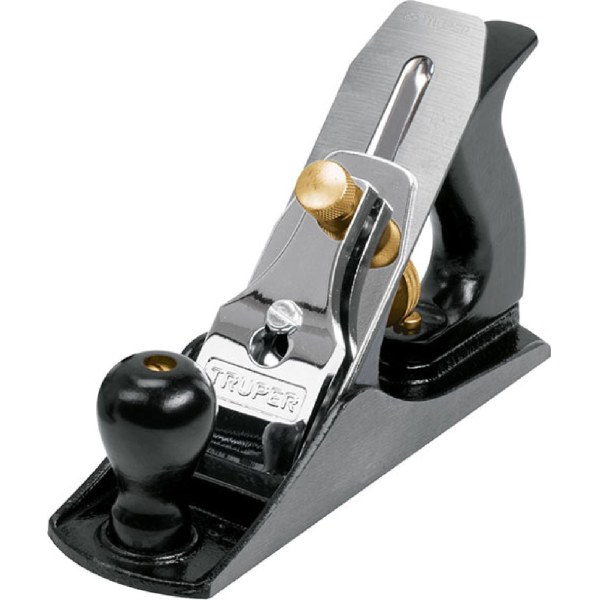 Cepillo Carpintero Manual Nº4 Base Lisa Truper 4L