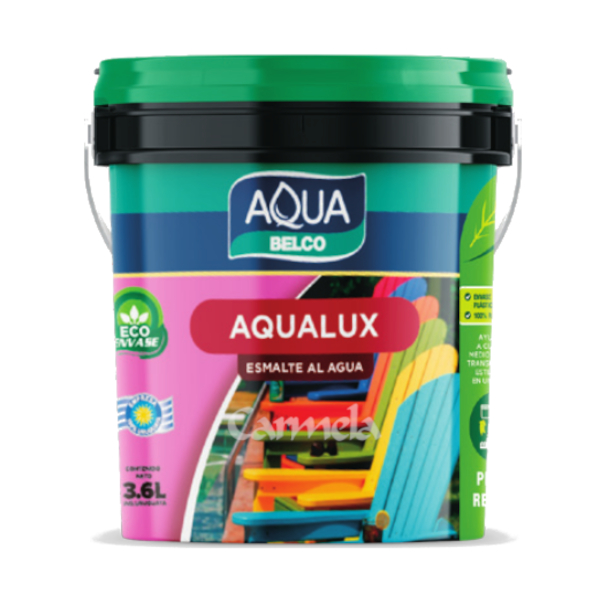 Esmalte al Agua Brillante Belco Aqualux 3,6lt
