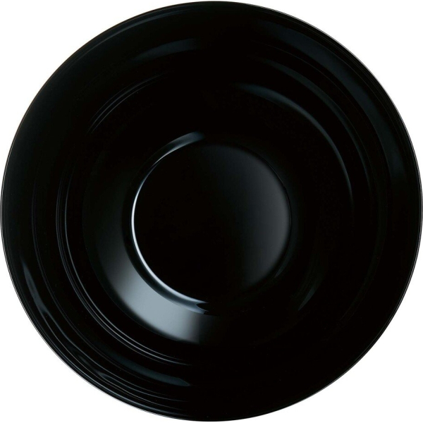 Plato Hondo 20cm Negro Diwali P0787 Luminarc