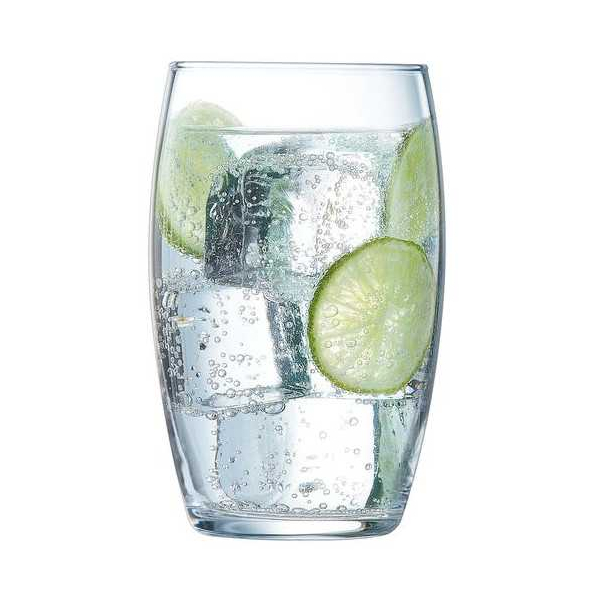 Vaso De Vidrio 360ml Alto 12cm Vina Arcoroc L1346