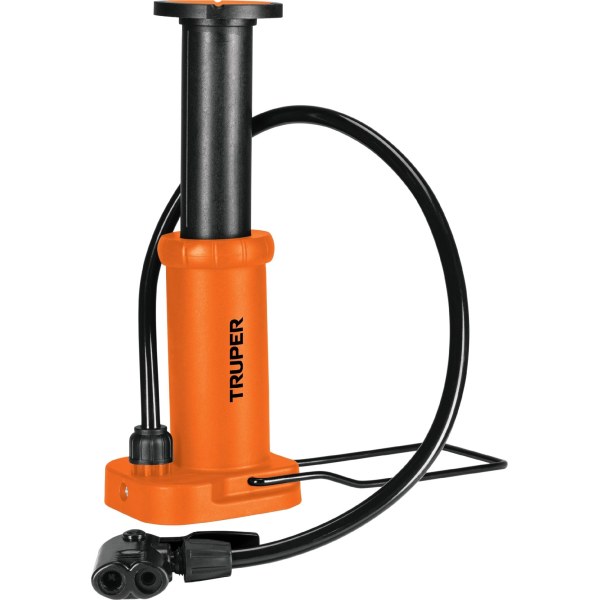 Inflador De Pie Bicicleta Pelotas Truper BOPE-60