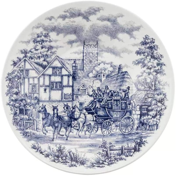 Plato Postre 18cm Cerámica Cena Inglesa Oxford