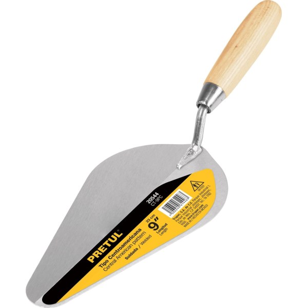 Cuchara De Albañil 9'' Acero Templado Pretul CT-9PC