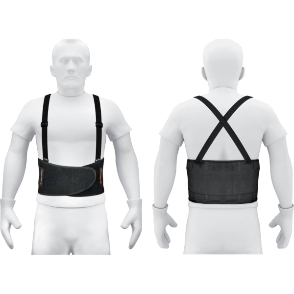 Faja Lumbar 4 Varillas Con Tiradores Talle M Truper FAJA-M