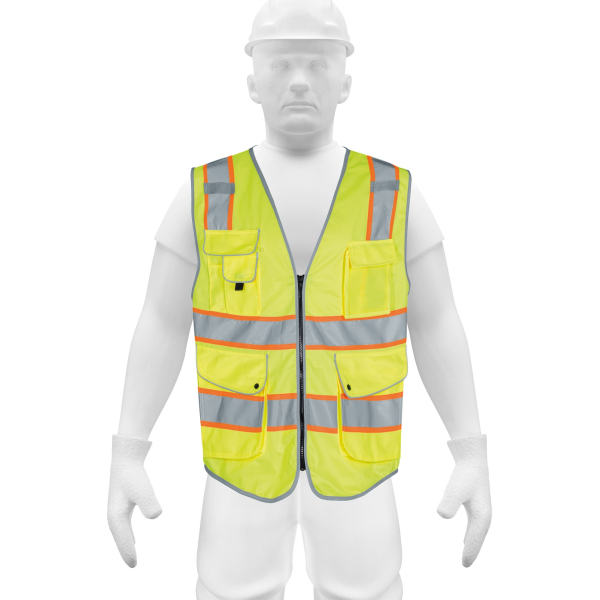 Chaleco de Seguridad Amarillo Talle XL Truper Expert CHS-900V-XL