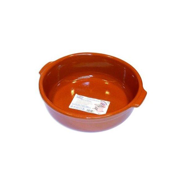 Cazuela Alta Vitrificada 25cm Corzana