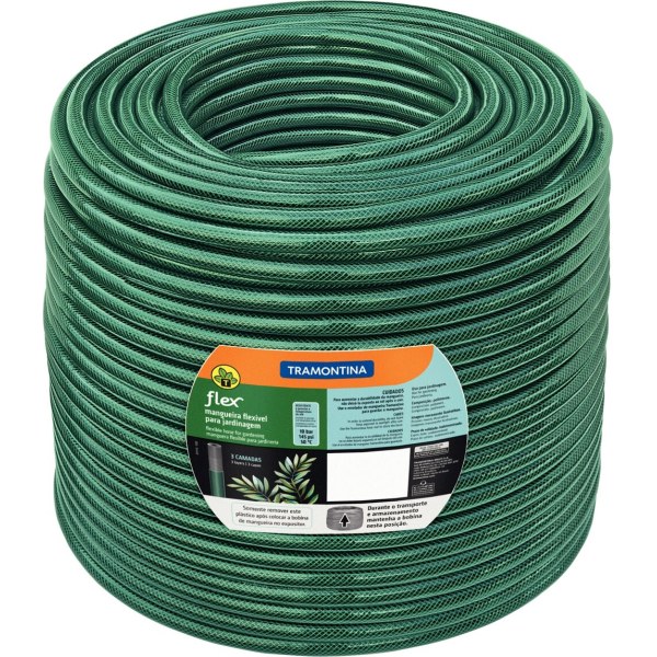 Manguera Jardín 1/2'' Verde 100mt Tramontina 79170/510