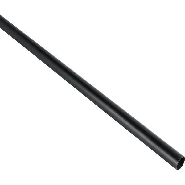 Caño Redondo Negro Para Placard 3mt Hermex TR-530N