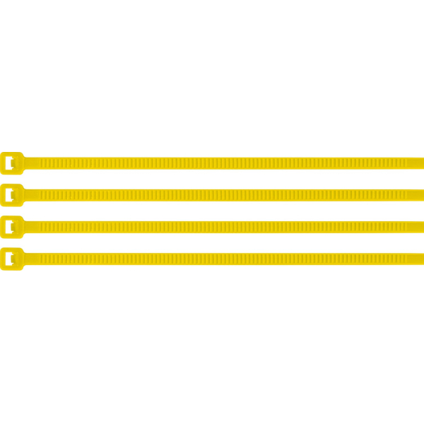 Precinto Collarín Plástico 15cm x 3.5mm Amarillo Volteck CIN-4015A