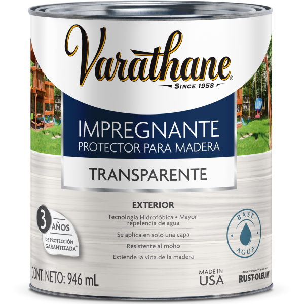 Protector De Madera Transparente 946ml Varathane Raincoat 