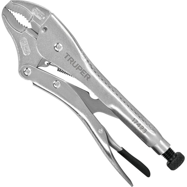 Alicate Gripp Mordaza Curva Largo 4'' Pretul PPT-4C 