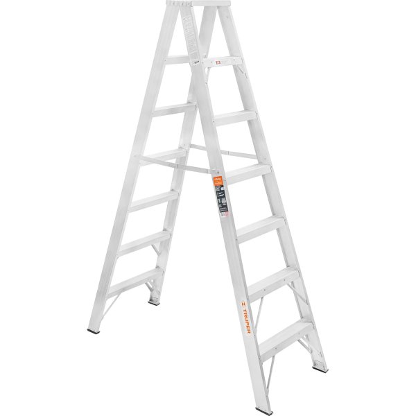 Escalera Doble De Tijera Aluminio 6 Peldaños Truper ESTD-26