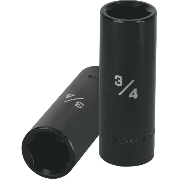 Dado Impacto Largo 3/4'' Encastre 1/2'' Truper D-7324-HL