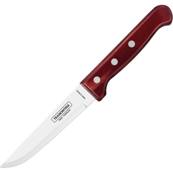 Juego 12 Cuchillos Jumbo Angosto Polywood Rojo Tramontina 21413/075