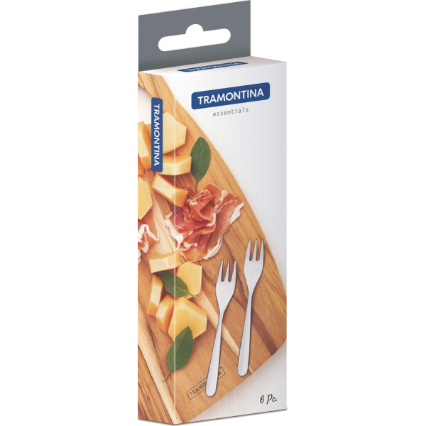 Juego 6 Tenedores Aperitivo Tramontina Essentials 66960/740