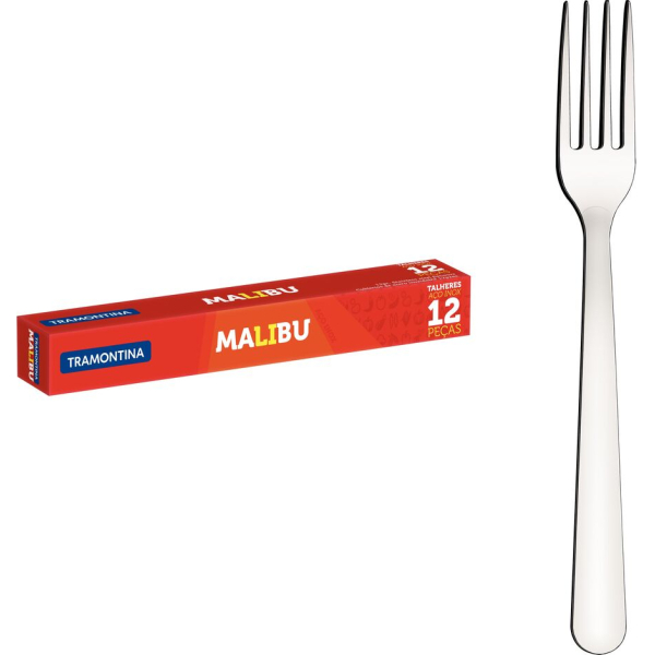 Juego 12 Tenedores De Mesa Tramontina Malibu 23742/000