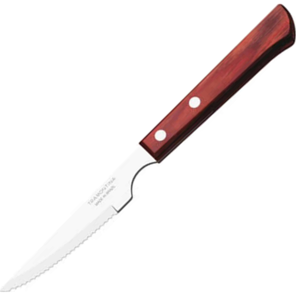 Juego 12 Cuchillos Chuleteros Polywood Rojo Tramontina 21109/074
