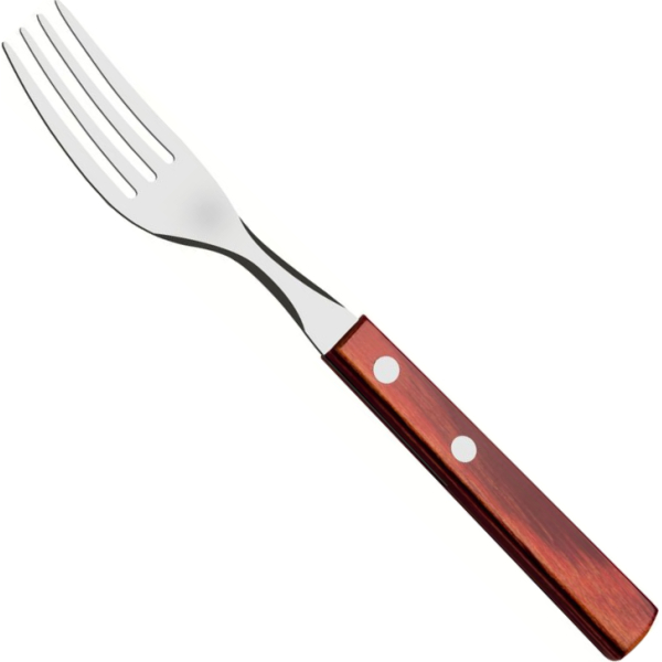 Juego 6 Tenedores Postre Polywood Rojo Tramontina 21105/470
