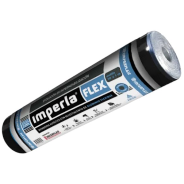 Membrana Asfáltica con Aluminio Imperla Flex 40 kg