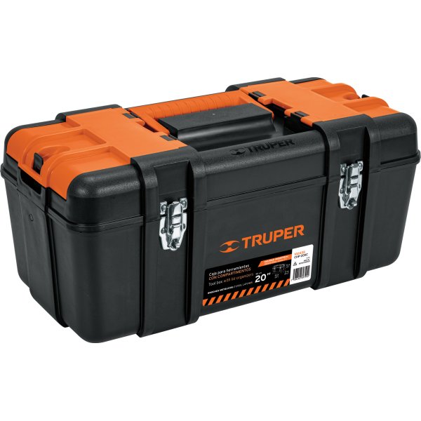 Caja Herramientas 50x23x27cm Broche Metálico Truper CHP-20XC