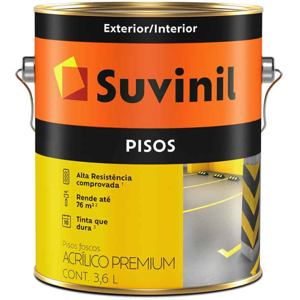 Pintura Para Pisos Premium Cerámica Suvinil 3,6lt
