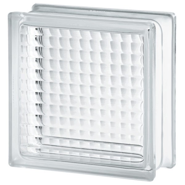 Ladrillo de Vidrio 19 x 19cm Ranurado - Clear Cross Small