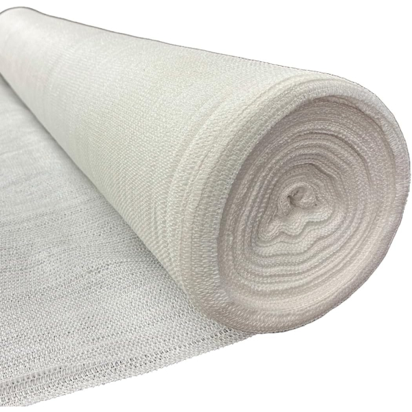 Malla Sombra 80 Blanco Ancho 4mt