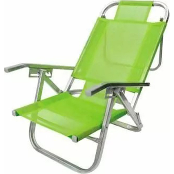 Reposera Silla Playa Reclinable 120kg Botafogo 