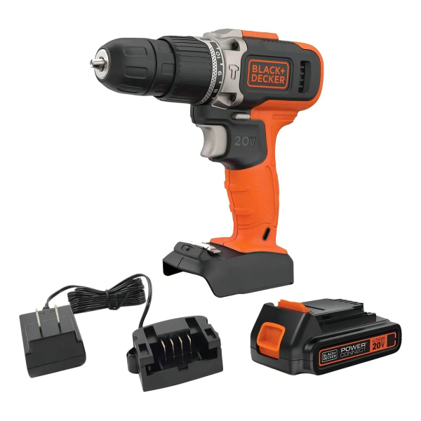 Taladro Atornillador Black+Decker BCD704C1 20V Litio