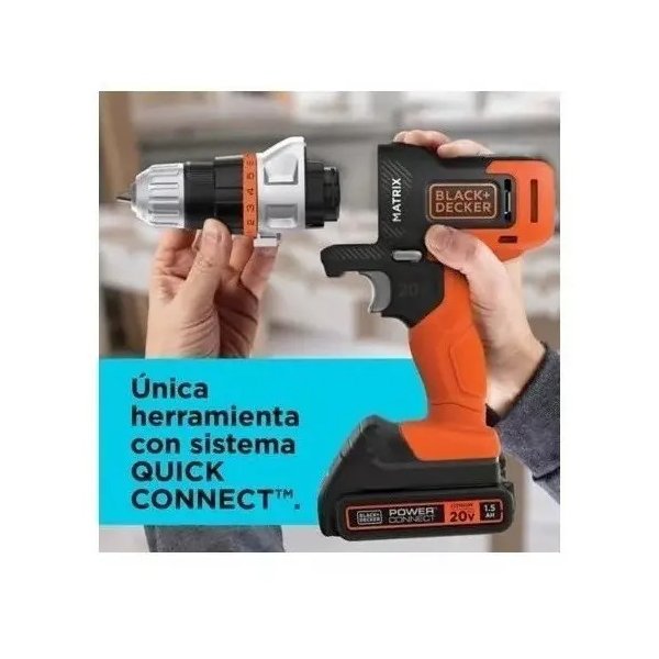 Kit Matrix Black+Decker MTX20K4 4 en 1 20V