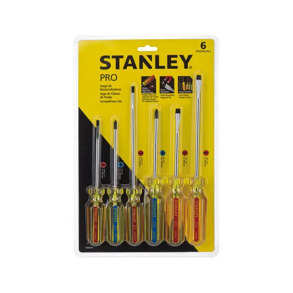 Juego Destornilladores Stanley STHT69170 Pro 6pz