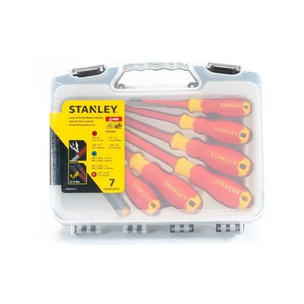 Estuche Destornilladores Aislados Stanley STMT60175 7pz