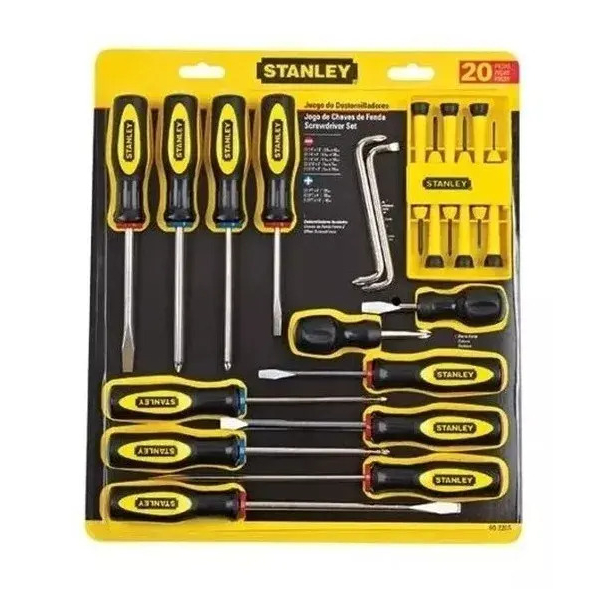 Juego Destornilladores Magneticos Stanley STMT60220 20pz