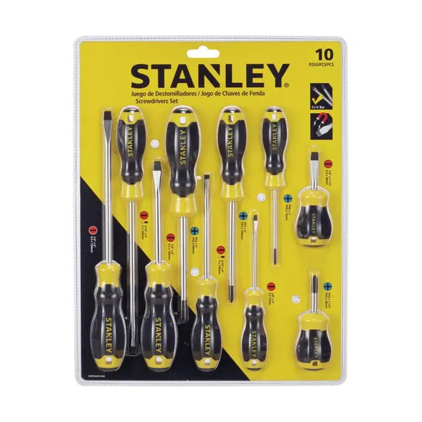 Juego Destornilladores Stanley STMT66676 Basic 10pz